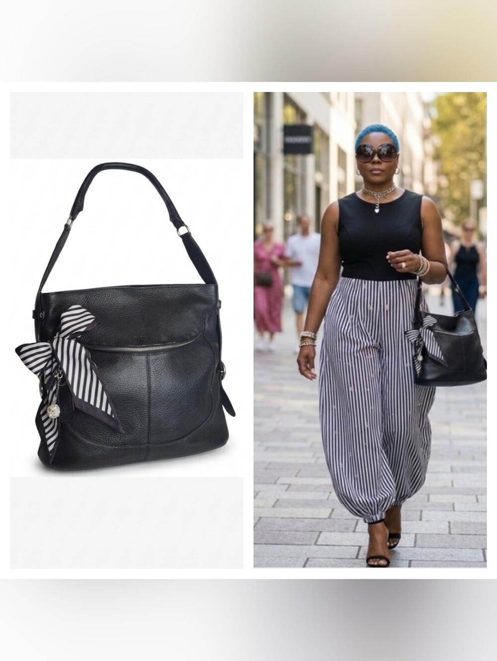 Furla Pebbled Leather Shoulder Bag